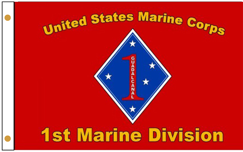 1st Marine Division Flags