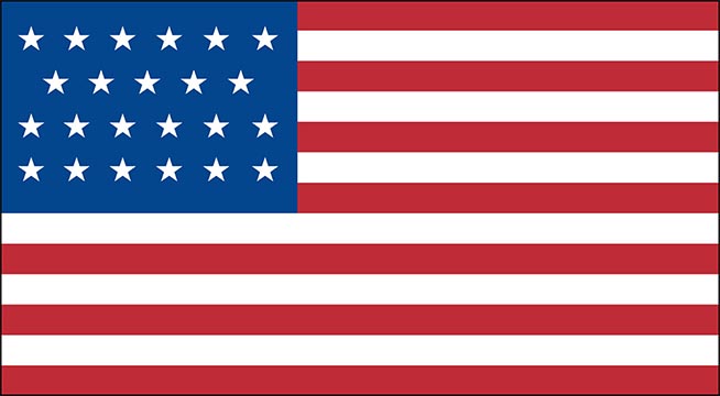 23 Stars Historical Flag 3x5' | US Historical Flags | FlagsExpo