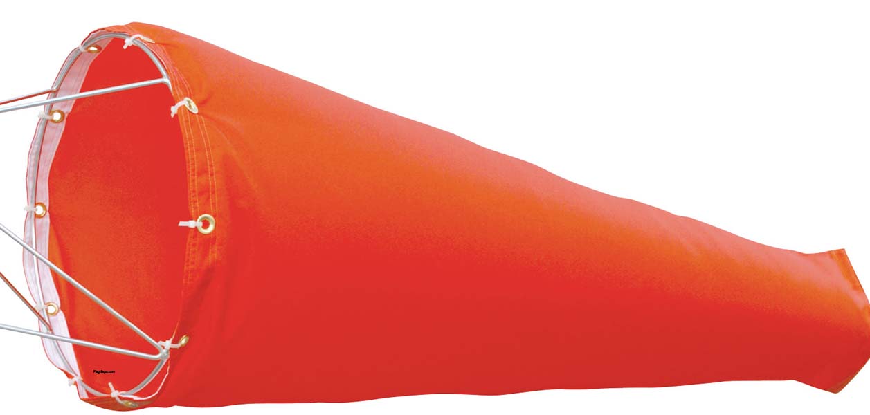 Airport Flags, Orange White checkered flags Windsocks Airport Flags