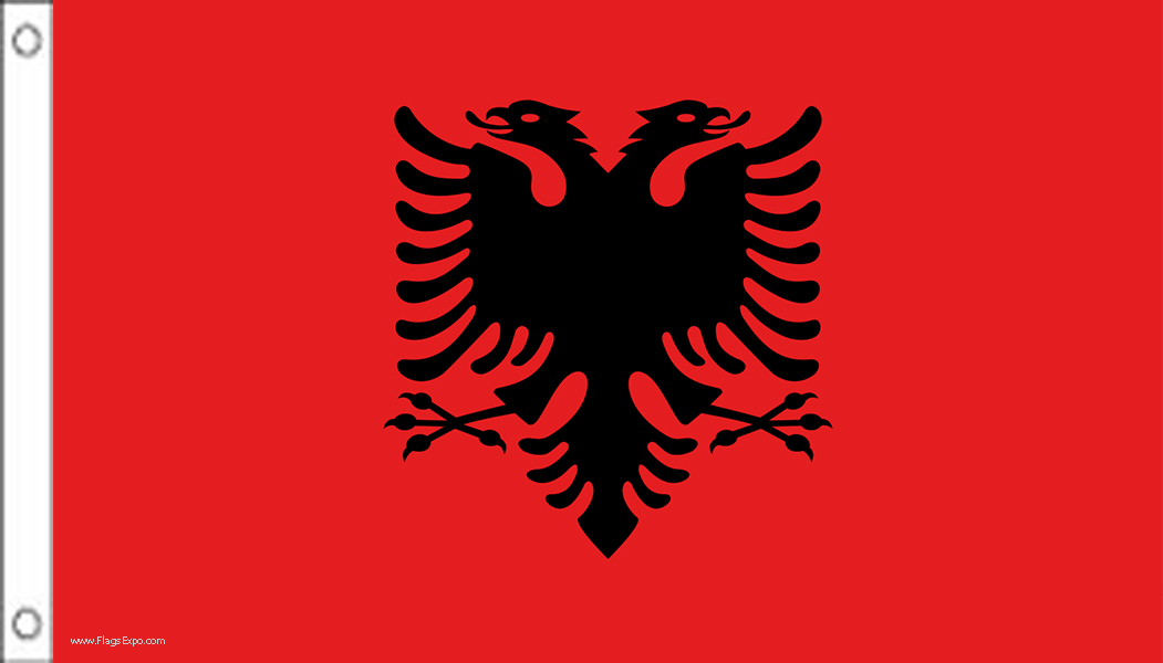 Albania Official Government Flags