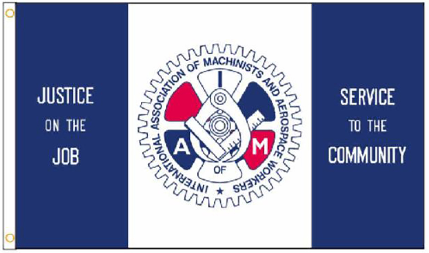 Assoc. of Machinists and Aerospace Workers Flags