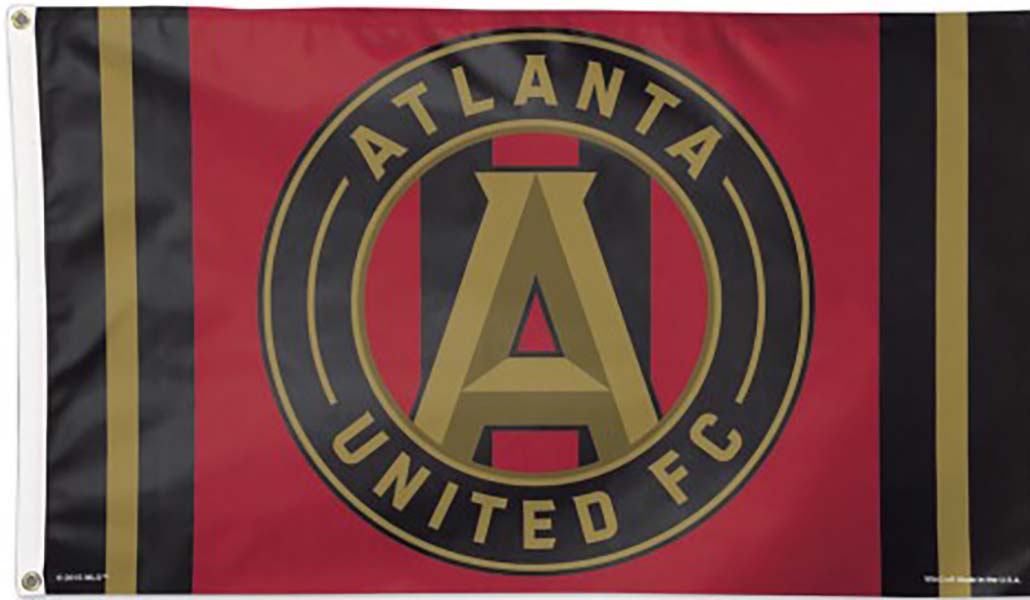 Atlanta United Soccer Team Flags at