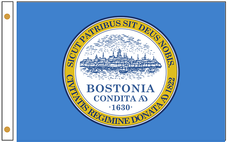 Boston MA Flags