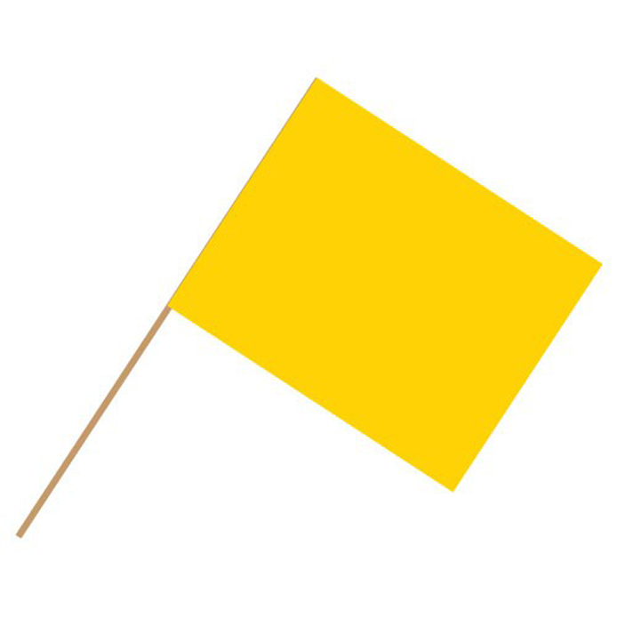 Caution Auto Racing Flags 