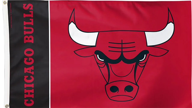 Chicago Bulls Basketball Flags, NBA Team Basketball Flags at FlagsExpo.com