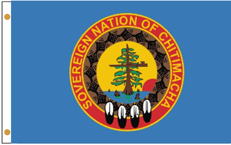 Chitimacha Tribe of Louisiana Flags 
