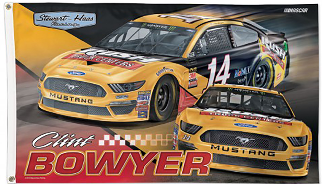 Clint Bowyer NASCAR Flag