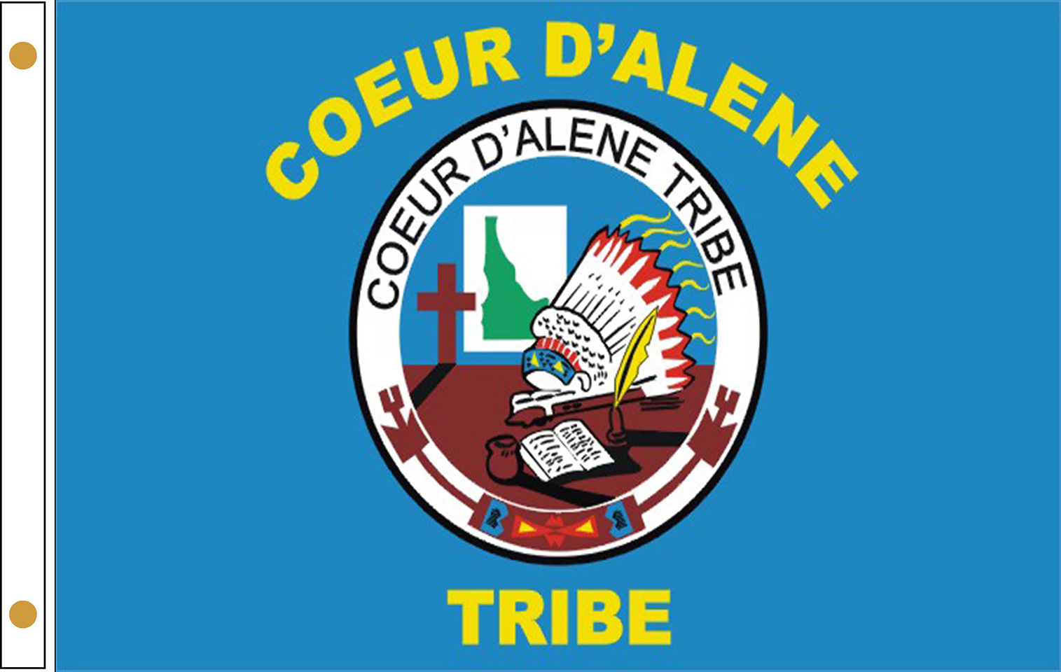 Coeur d'Alene Tribe Flags, Native American tribe Flags at FlagsExpo.com