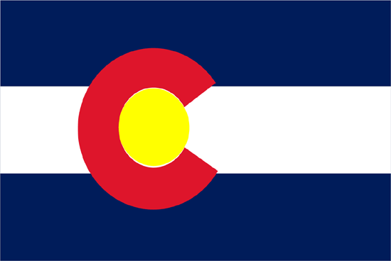 Colorado State Flags 