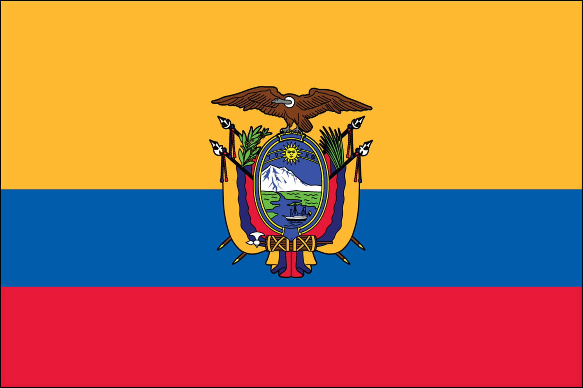 Ecuador Official Government Flags