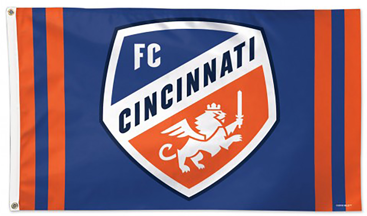 FC Cincinnati Officially licensed 3' x 5' Deluxe flag with premium