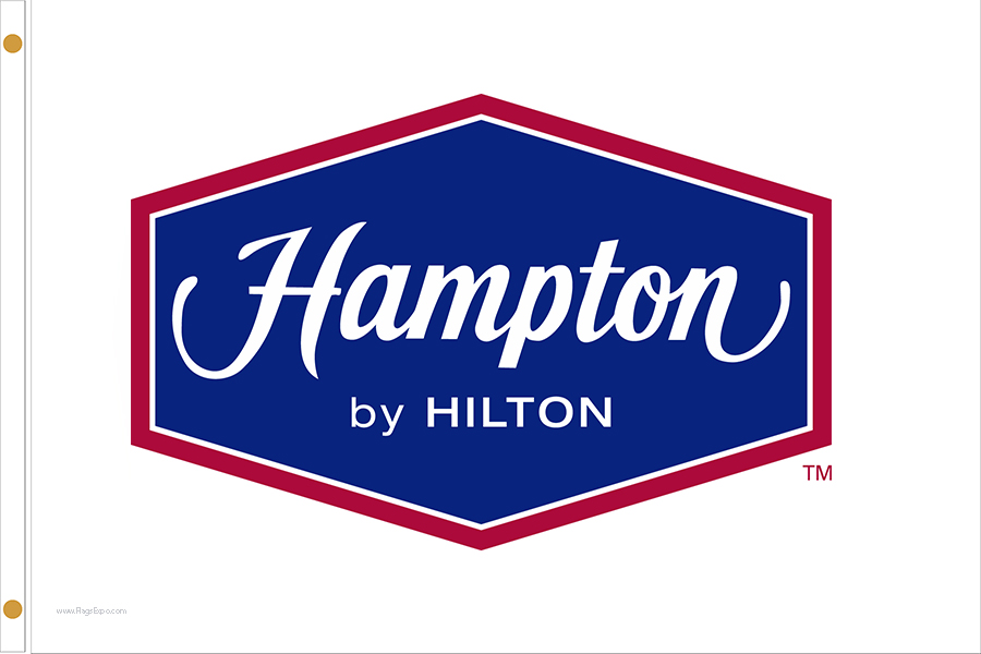 Hampton by Hilton Hotel Flags