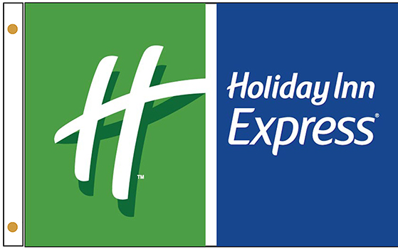 Holiday Inn Express Hotel Flags are made in USA by in