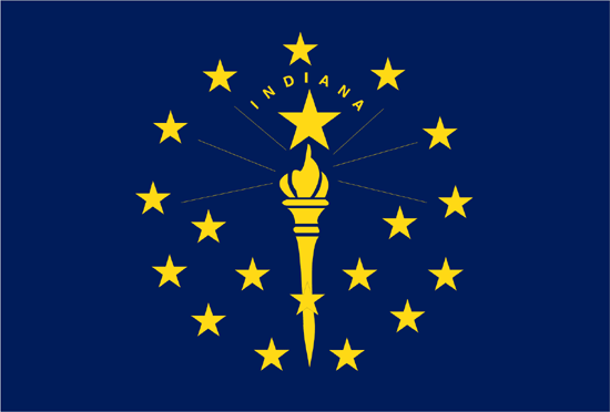 Indiana State Flags
