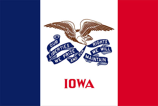 Iowa State Flags 