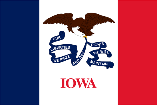 Iowa State Flags 