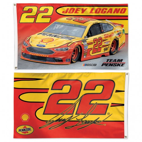 Joey Logano NASCAR Flags