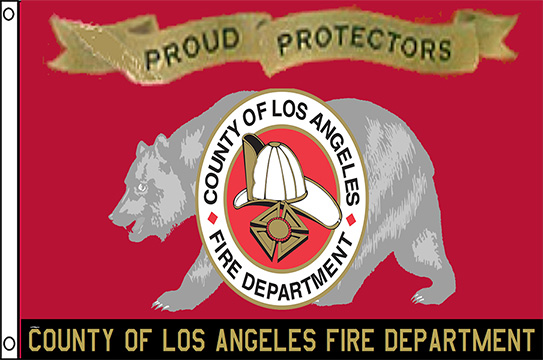 LA County Fire Dept. Flags