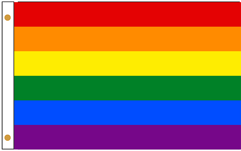 LGBT Rainbow Outdoor Flags 