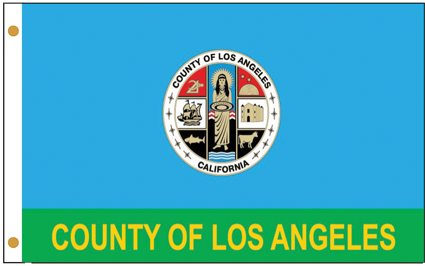 Los Angeles County CA Flags