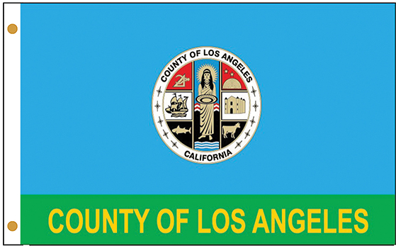 Los Angeles County CA Flags