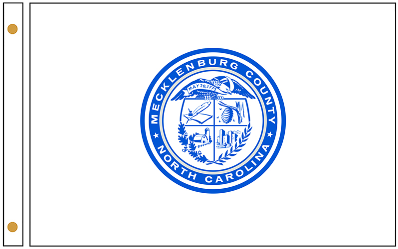 Mecklenburg County NC flags