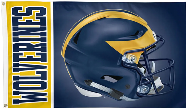 Michigan Wolverines  Flags