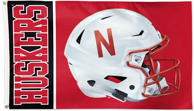 Nebraska Huskers Flags