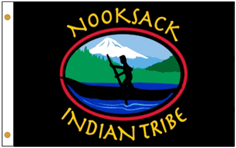 Nooksack tribe flags