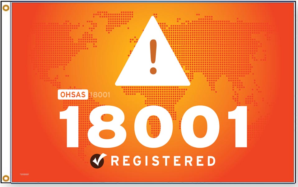OHSAS 18001 Flags