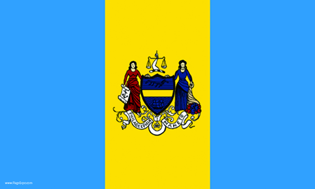 Philadelphia City Flags, American Cities Flag