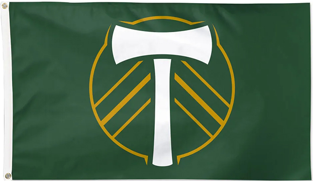 Portland Timbers Soccer team flags