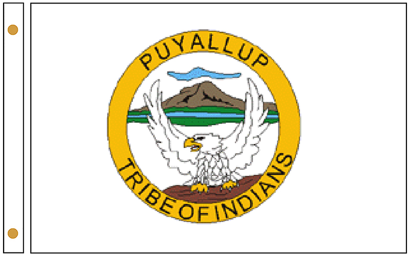 Puyallup Tribe Flags