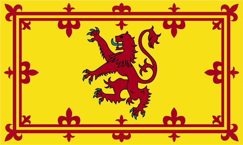 Scotland Flags with Lion