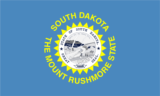 South Dakota State Flags
