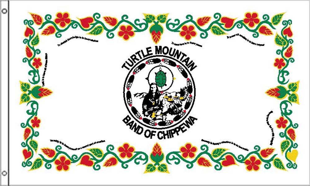 Turtle Mountain Tribe Flags