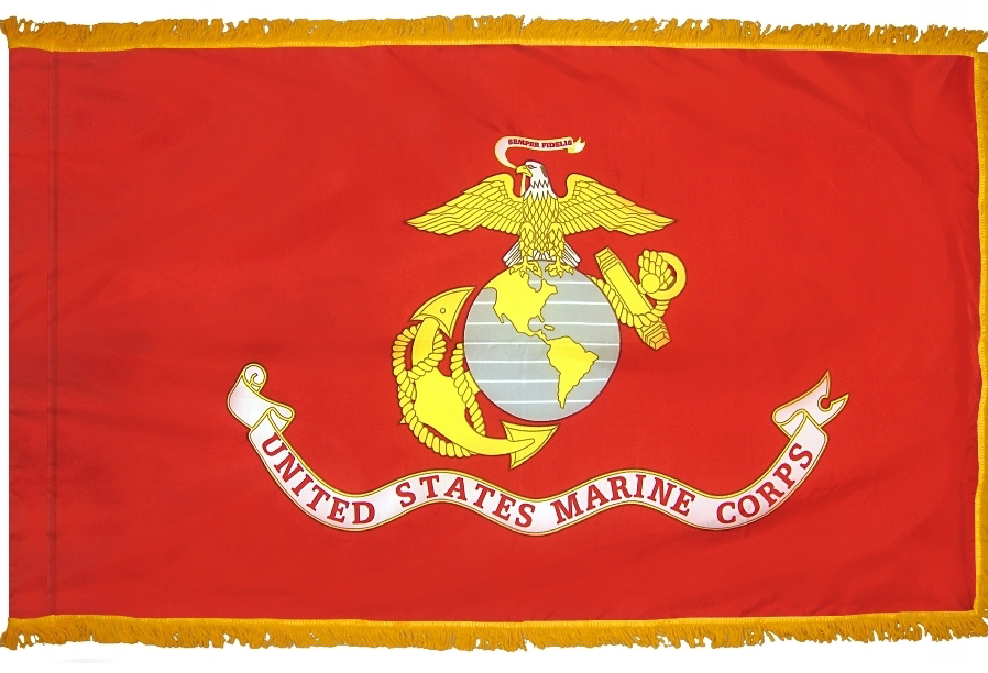 US Marine Corps Indoor Parade Flags