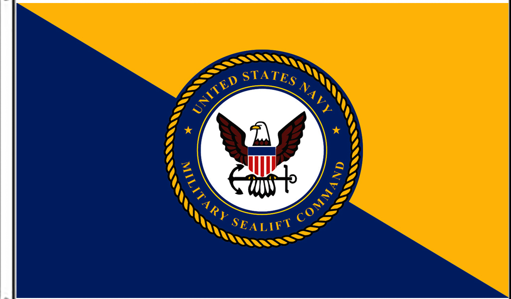 US Military Sealift Command Outdoor flags