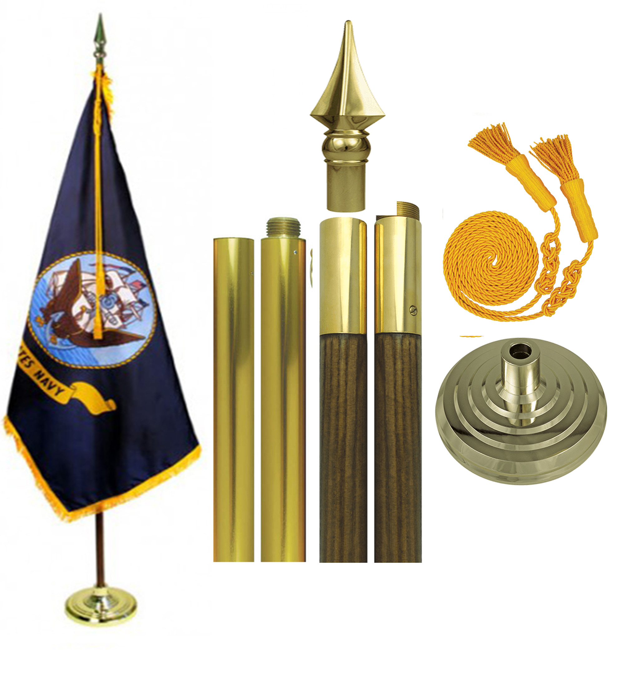 US Navy Parade Flag Set