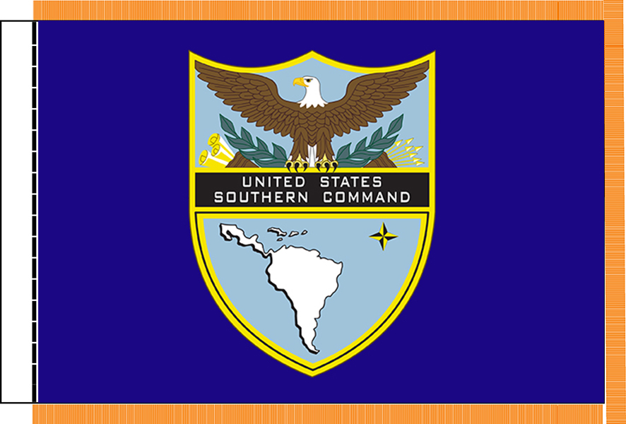US Southern Command Presentation flags