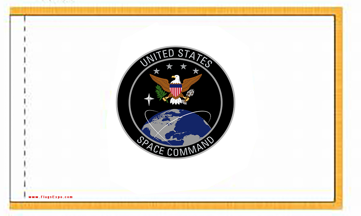 US Space Command Indoor Flags 
