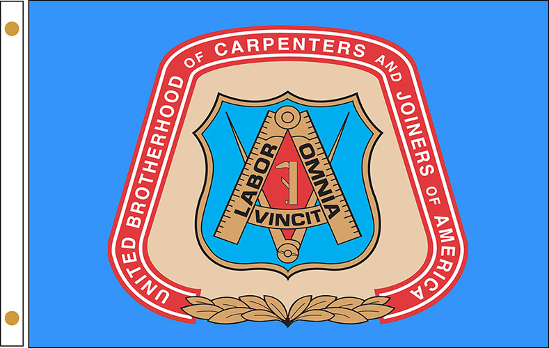 United Brotherhood of Carpenter’s Flags