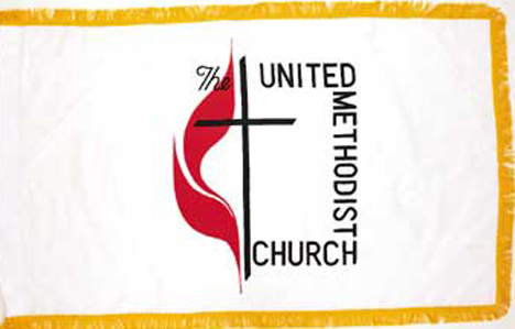 United Methodist Indoor Flag  