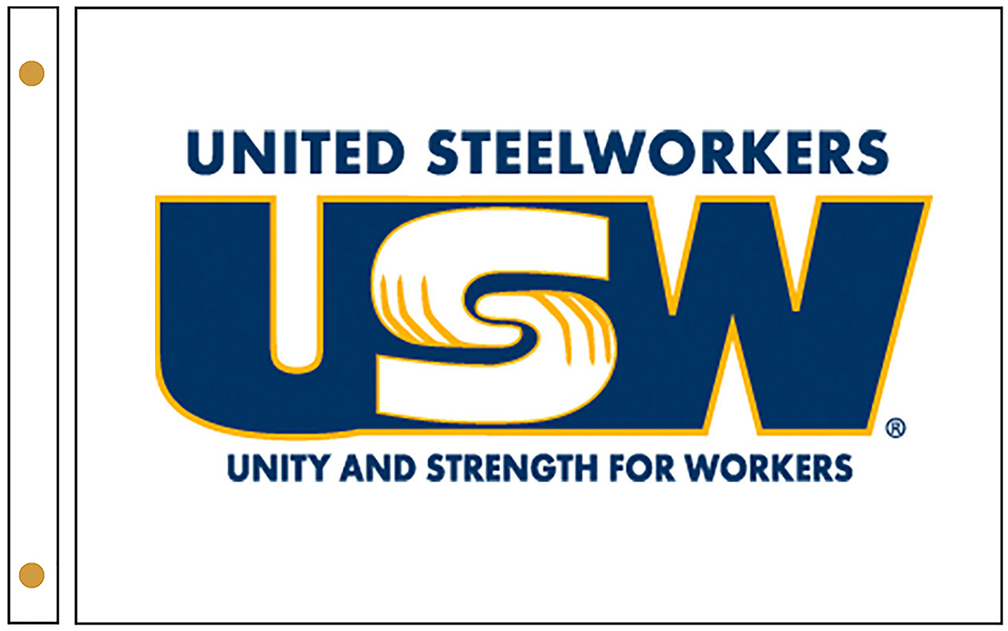 United Steel Workers Union Flags