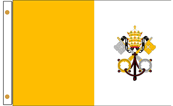 Vatican Papal Outdoor flags
