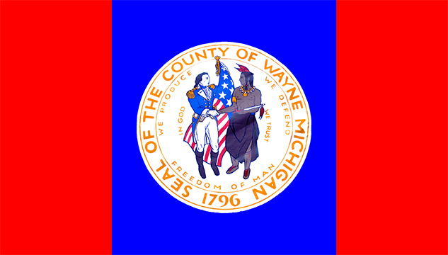 Wayne County MI Flags