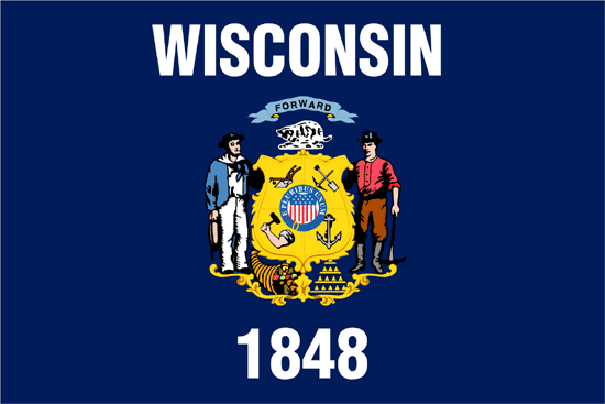 Wisconsin State Flags